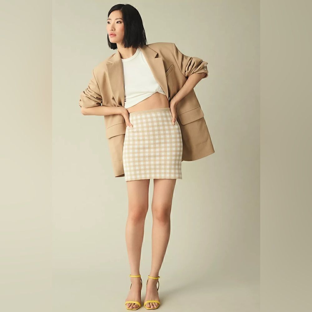 Anthropologie KULE The Costa Knit Skirt NWT